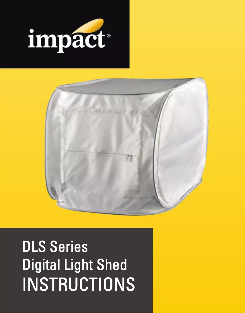 Página 1 del manual Manual de usuario Impact Digital Light Shed