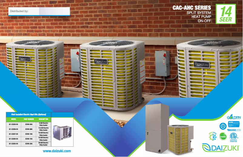 Página 1 del manual Manual de usuario Daizuki AHC30H14