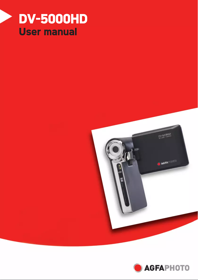 Imagen de la primera página del manual del dispositivo DV-5000HD