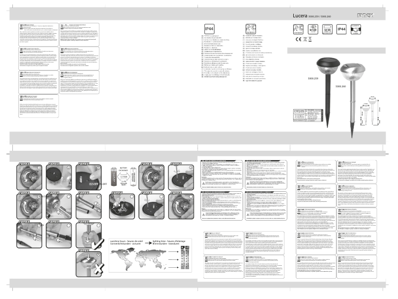 Imagen de la primera página del manual del dispositivo 10.009.99