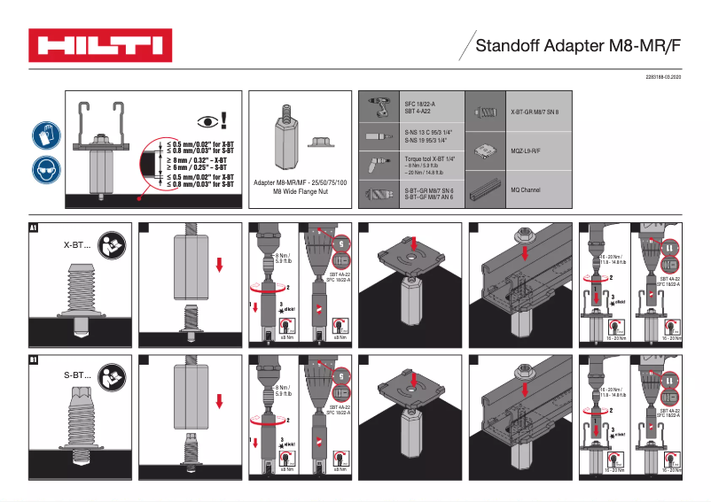Página 1 del manual Manual de usuario Hilti MR