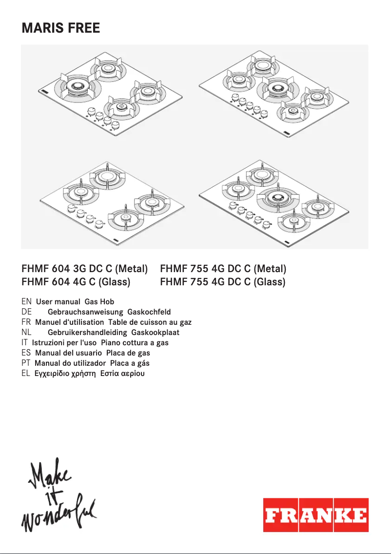 Imagen de la primera página del manual del dispositivo FHMF 755 4G DC