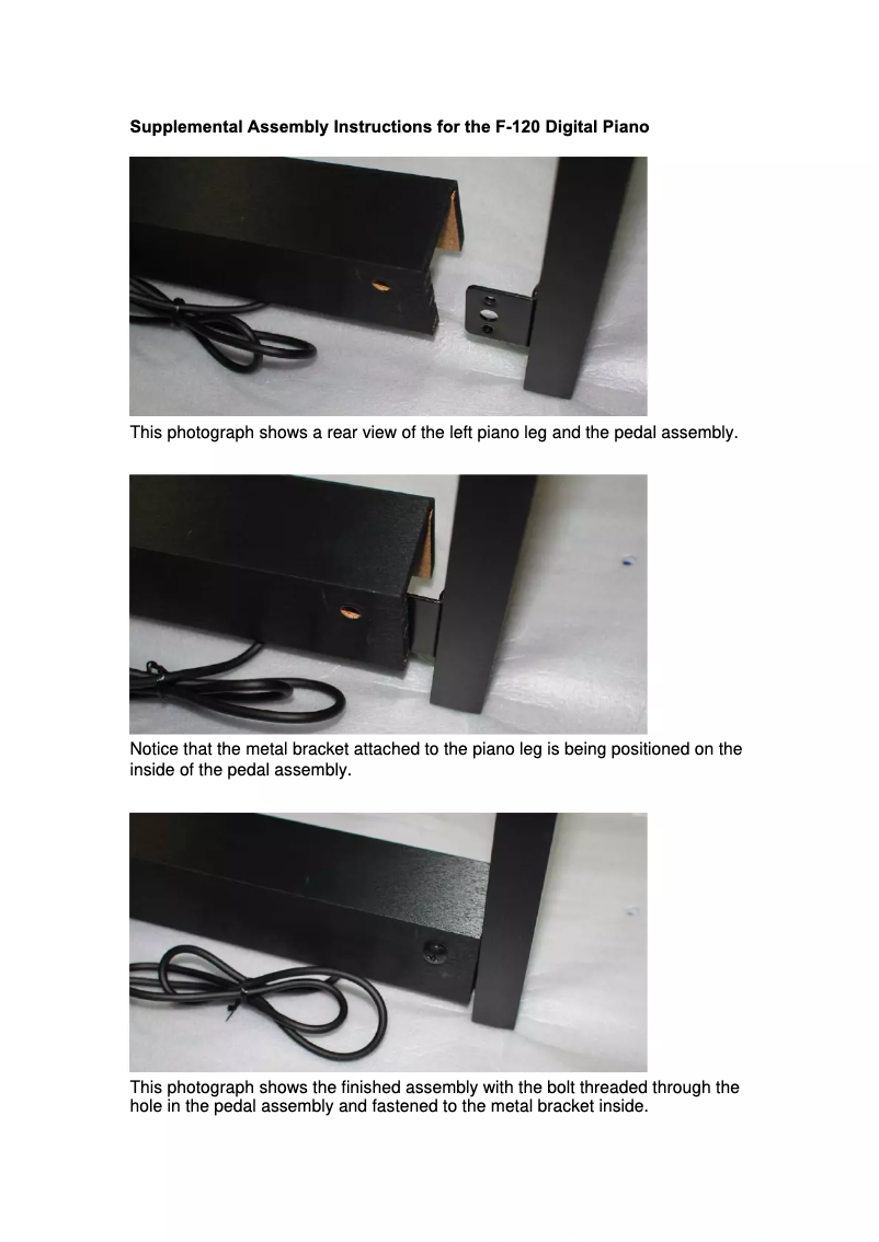 Imagen de la primera página del manual del dispositivo F-120