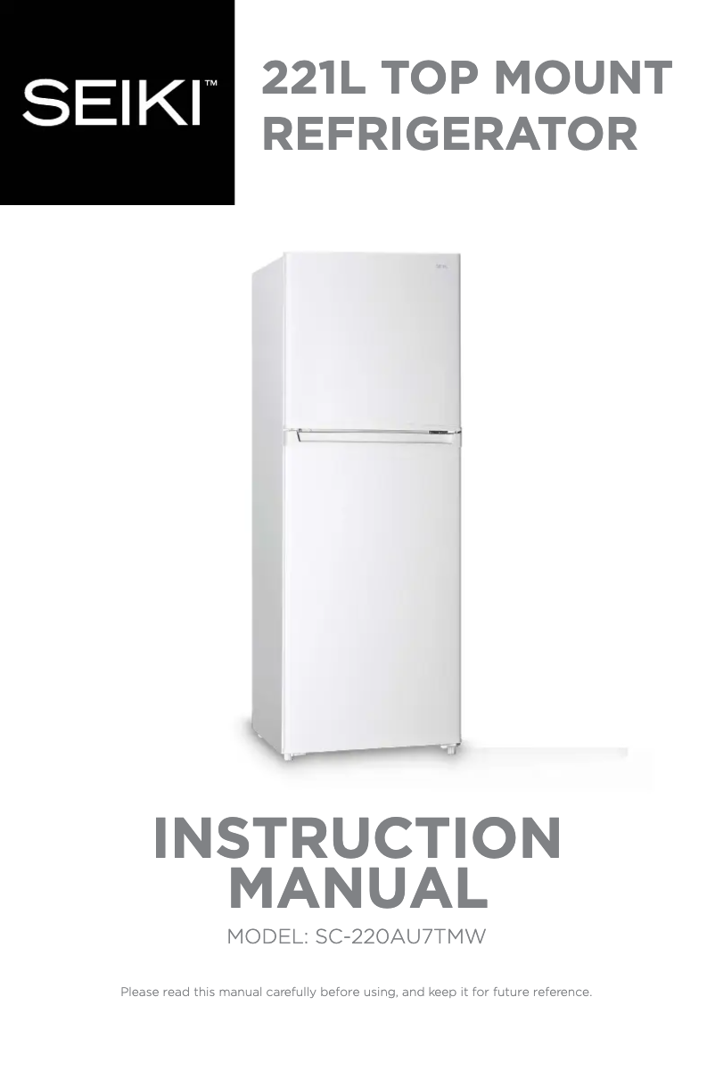 Página 1 del manual Manual de usuario Seiki SC-220AU7TMW
