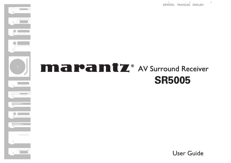 Página nº 1 - Manual de usuario Marantz SR5005