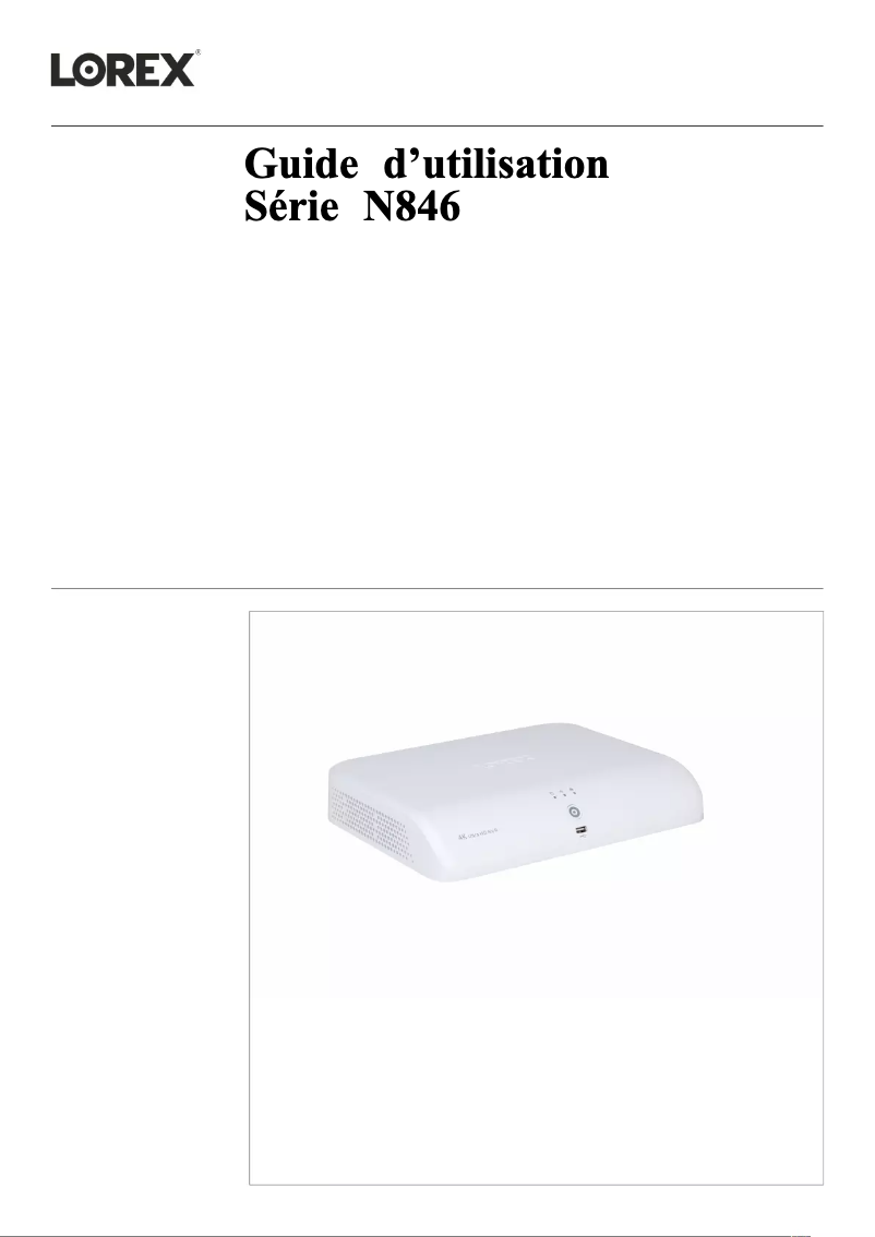 Imagen de la primera página del manual del dispositivo N846