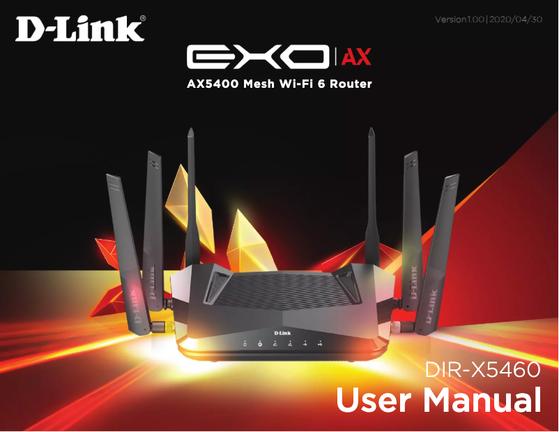 Página 1 del manual Manual de usuario D-Link EXO AX DIR-X5460