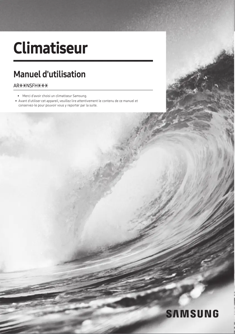 Imagen de la primera página del manual del dispositivo AR24NSFHBWKN