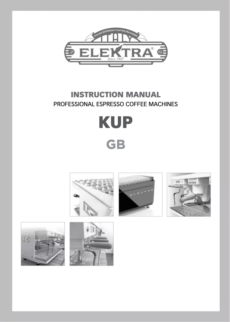 Página 1 del manual Manual de usuario Elektra KUP