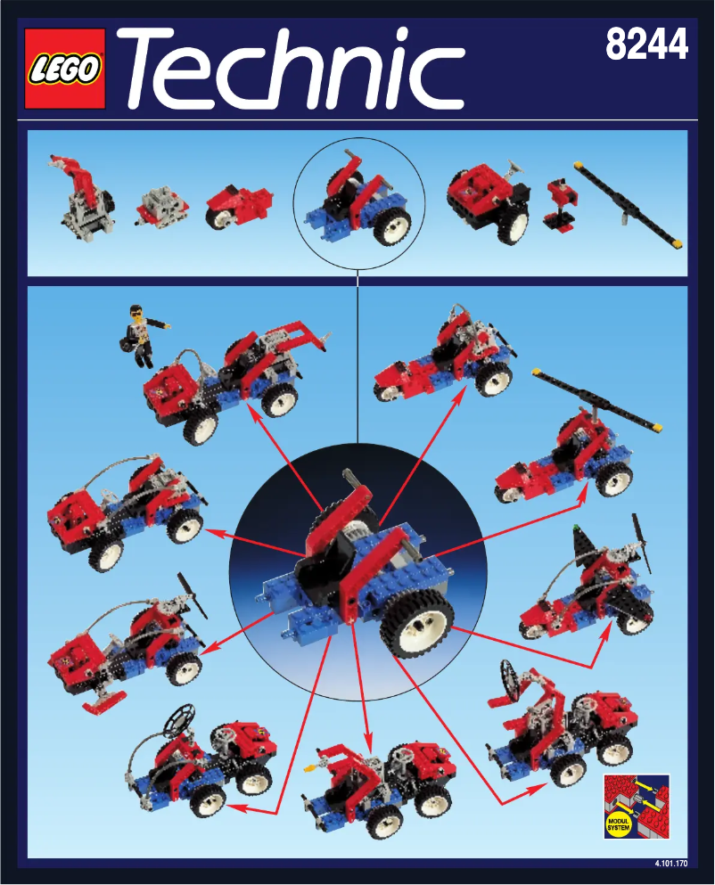 Página 1 del manual Manual de usuario Lego Technic 8244