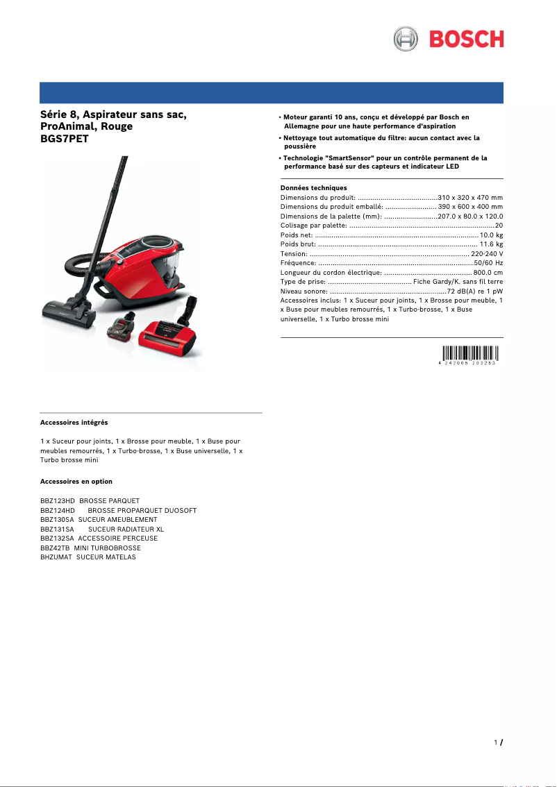 Imagen de la primera página del manual del dispositivo Serie 8 Relaxx'x Ultimate BGS7PET