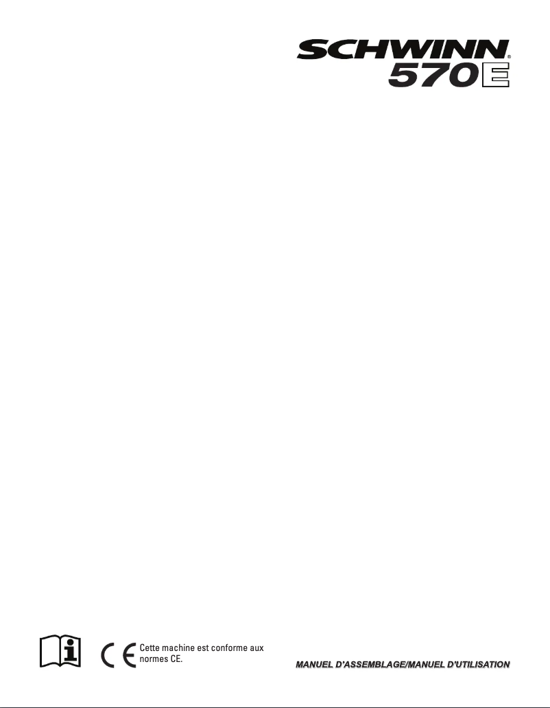 Página 1 del manual Manual de usuario Schwinn 570E