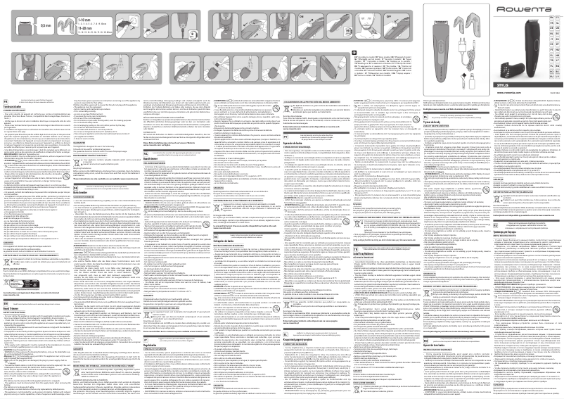 Imagen de la primera página del manual del dispositivo Stylis TN2800