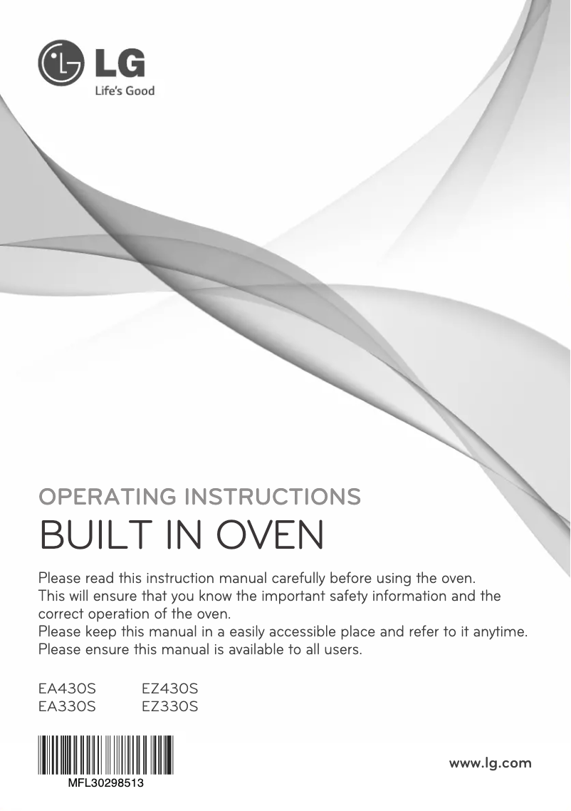 Imagen de la primera página del manual del dispositivo EA430S