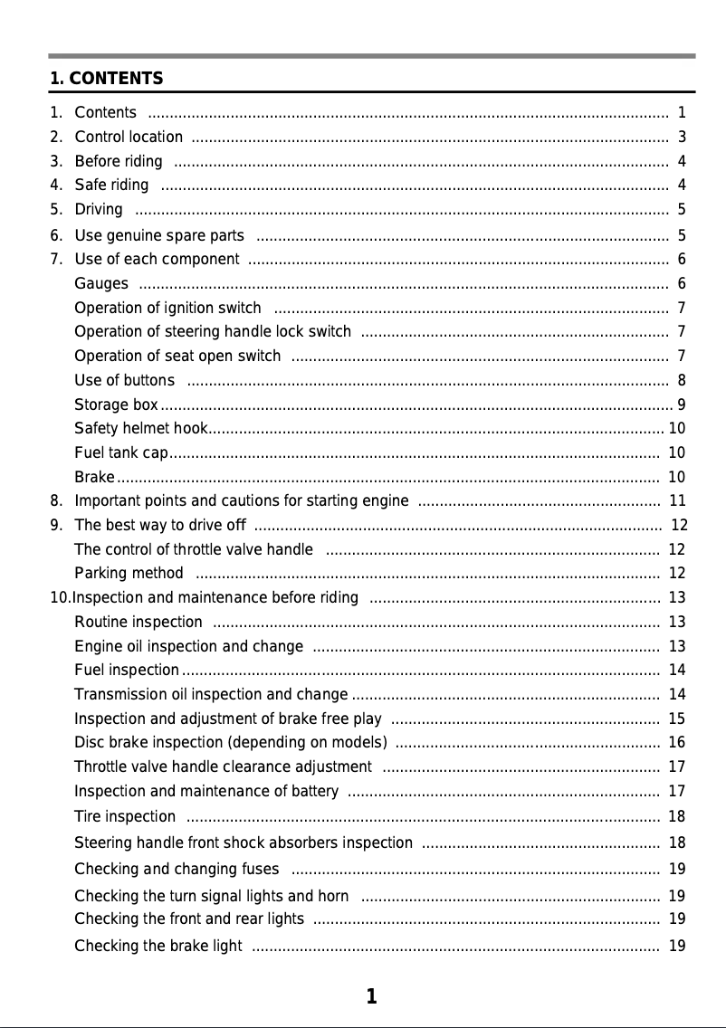 Página 1 del manual Manual de usuario SYM Symphony ST