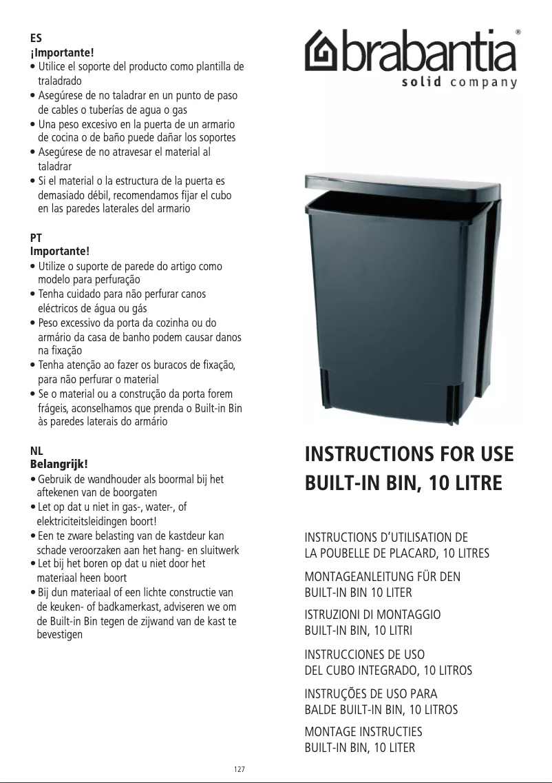 Imagen de la primera página del manual del dispositivo 482243