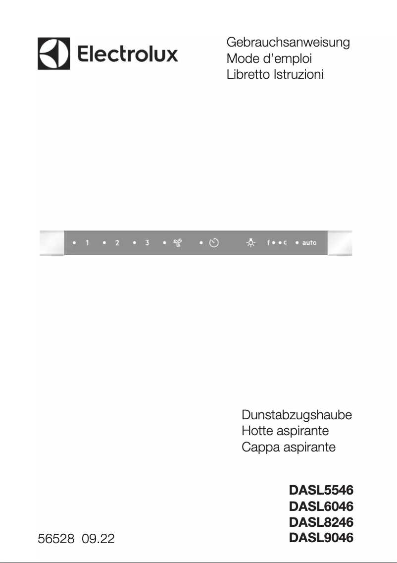 Imagen de la primera página del manual del dispositivo DASL6046WE