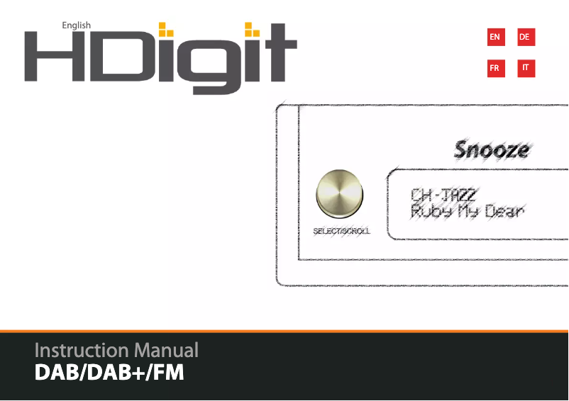 Página 1 del manual Manual de usuario HDigit Snooze