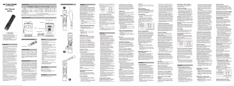 Imagen de la primera página del manual del dispositivo EDC33