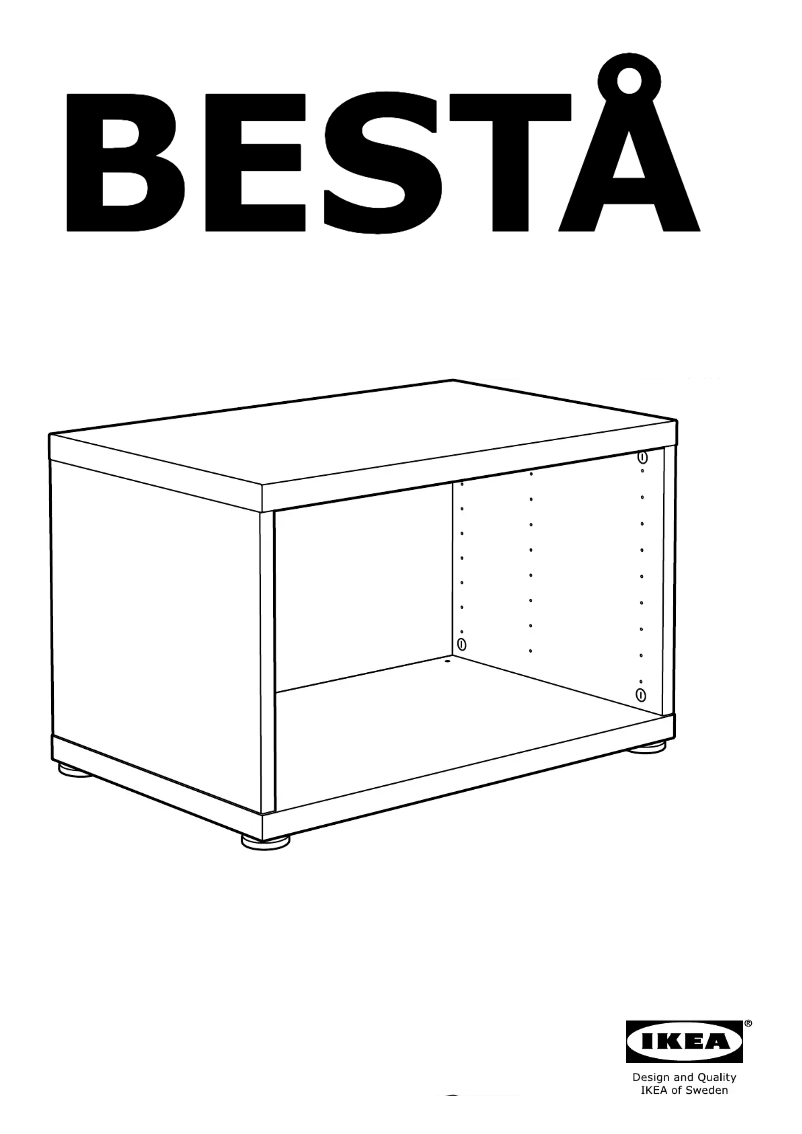 Página 1 del manual Manual de usuario Ikea BESTÅ