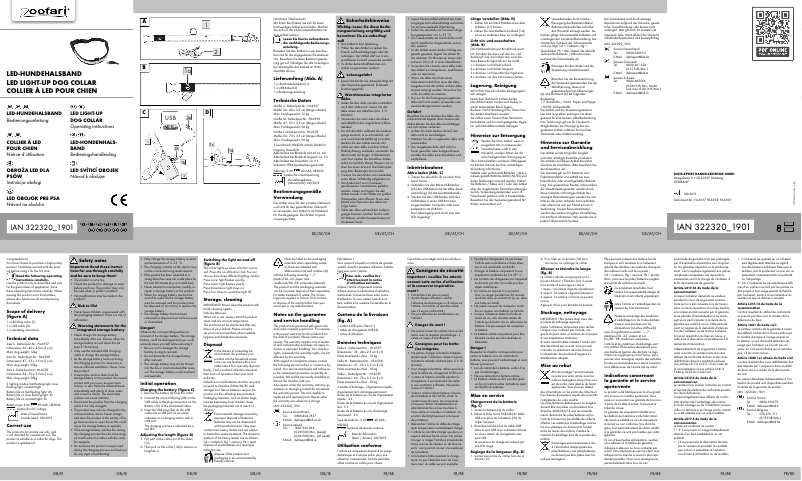 Imagen de la primera página del manual del dispositivo IAN 322320