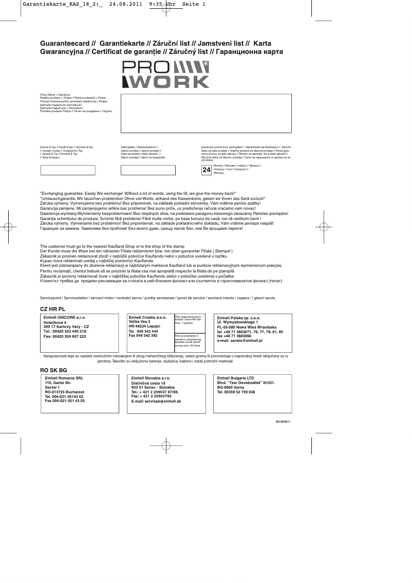 Imagen de la primera página del manual del dispositivo KAS 18-2