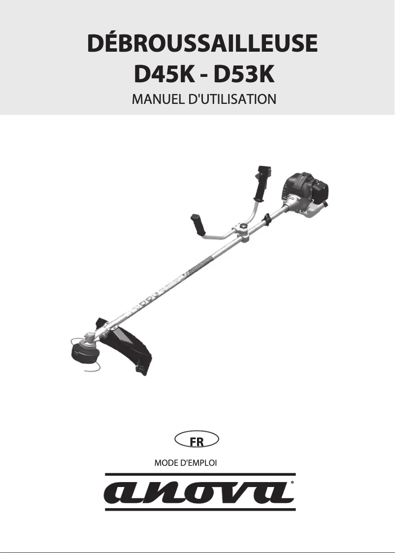 Imagen de la primera página del manual del dispositivo D45K