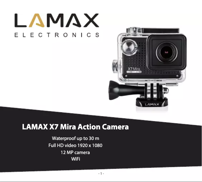 Página 1 del manual Manual de usuario Lamax ACTIONX7MIRA