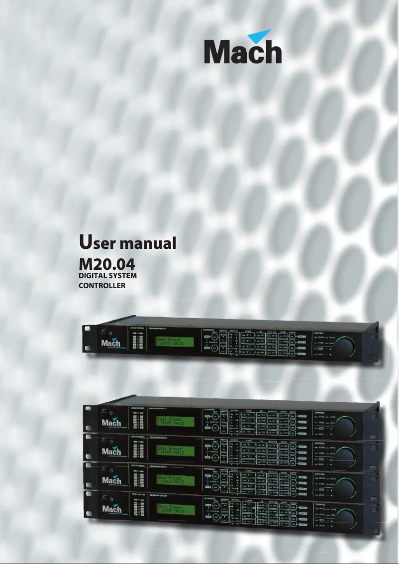 Página 1 del manual Manual de usuario Martin M20.04