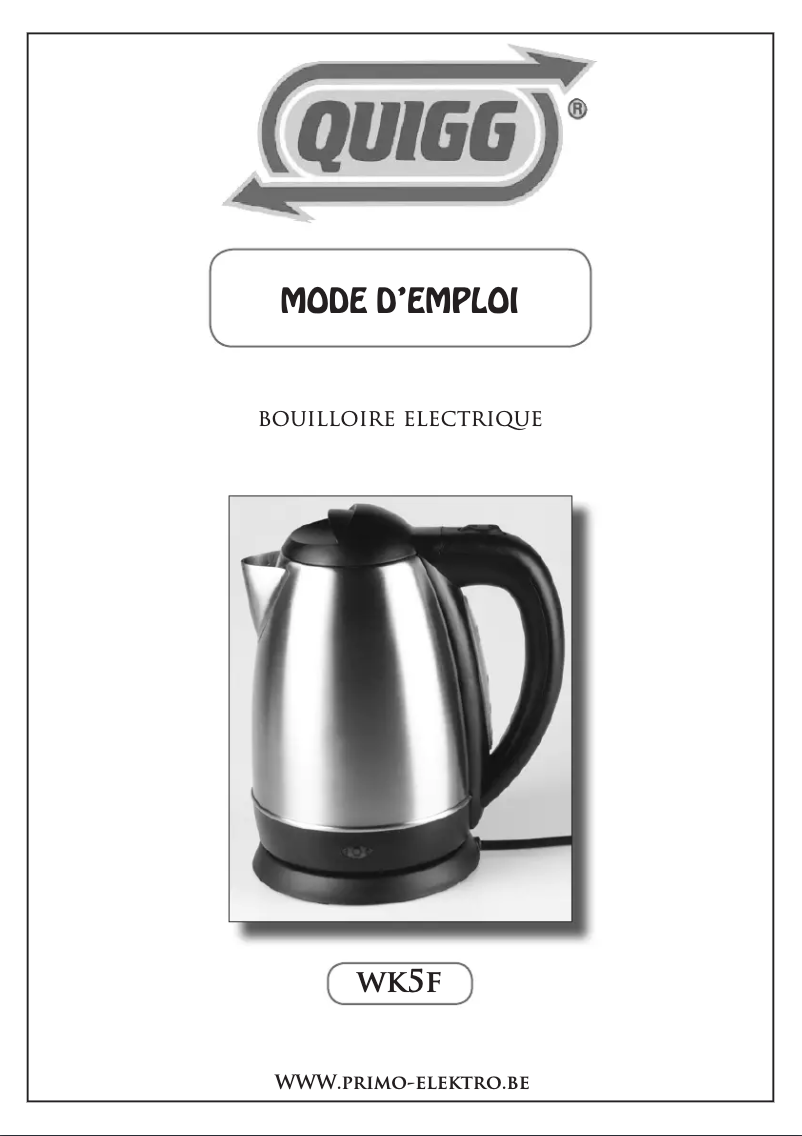 Imagen de la primera página del manual del dispositivo WK5