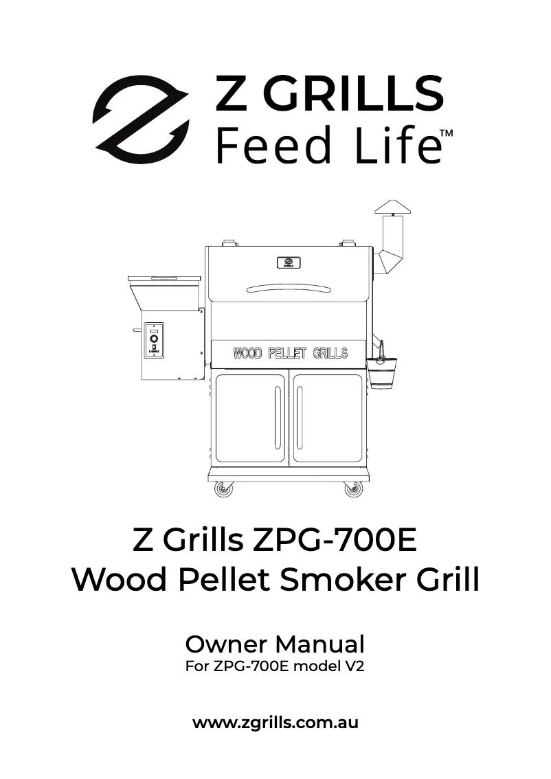 Página nº 1 - Manual de usuario Z Grills ZPG-700E