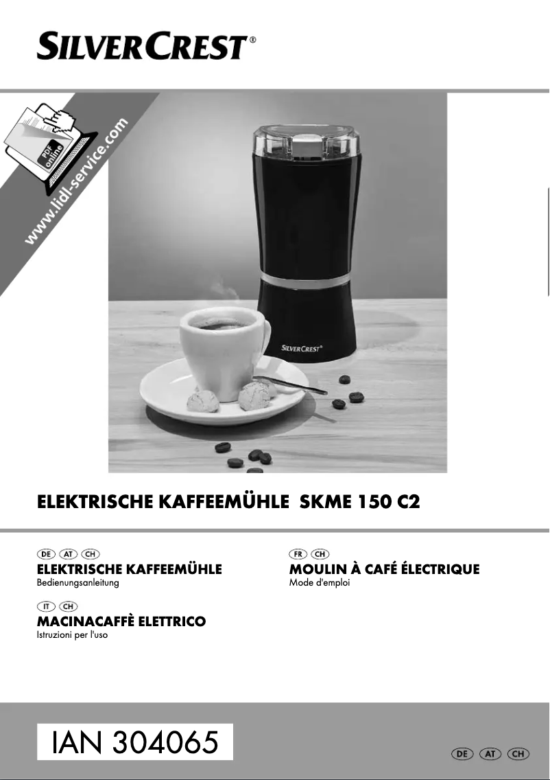 Imagen de la primera página del manual del dispositivo SKME 150 C2