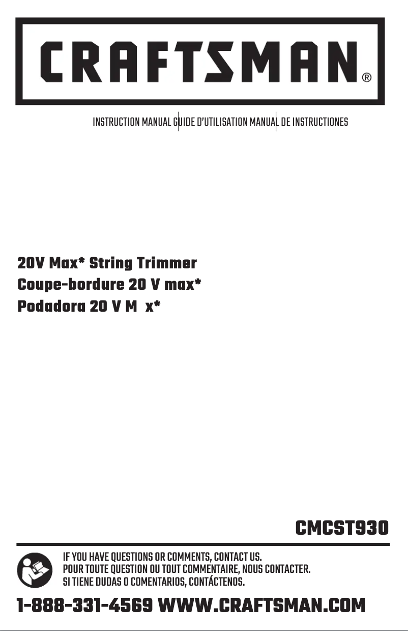 Imagen de la primera página del manual del dispositivo CMCST930