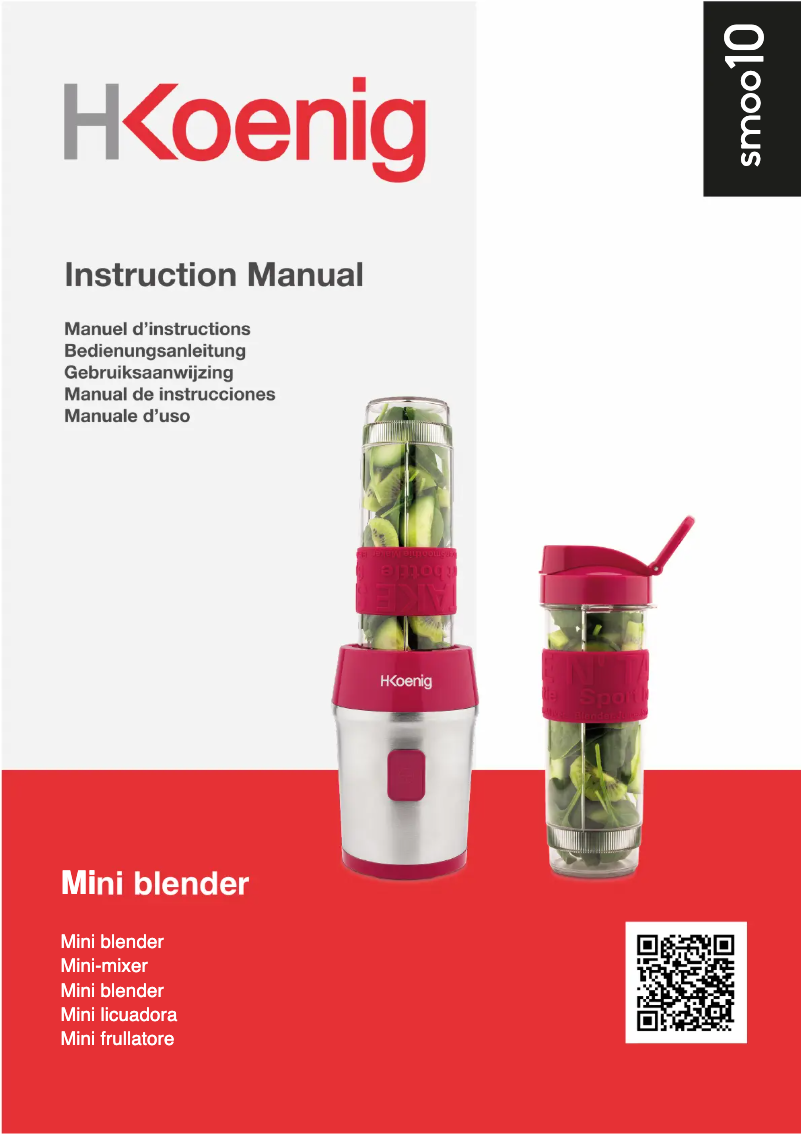 Página 1 del manual Manual de usuario H.Koenig SMOO10