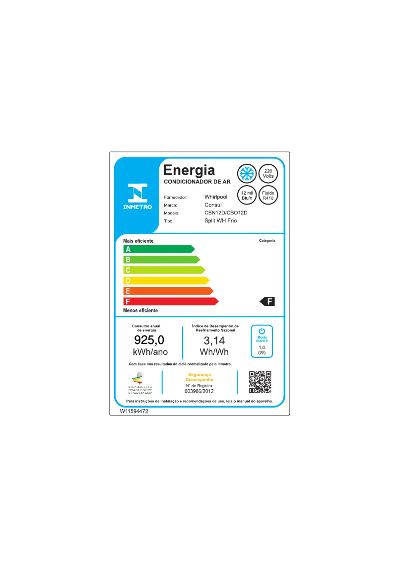 Imagen de la primera página del manual del dispositivo CBN12DBBCJ