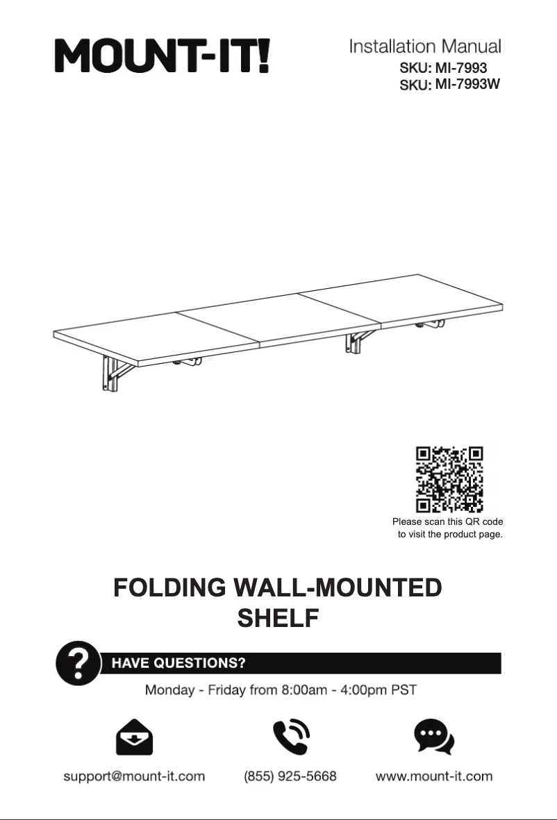 Imagen de la primera página del manual del dispositivo MI-7993