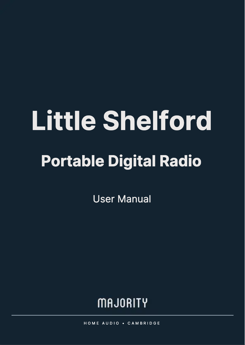 Imagen de la primera página del manual del dispositivo Little Shelford