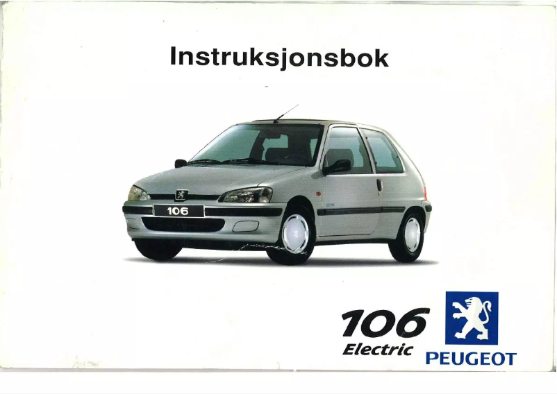 Imagen de la primera página del manual del dispositivo 106 Electric (1999)