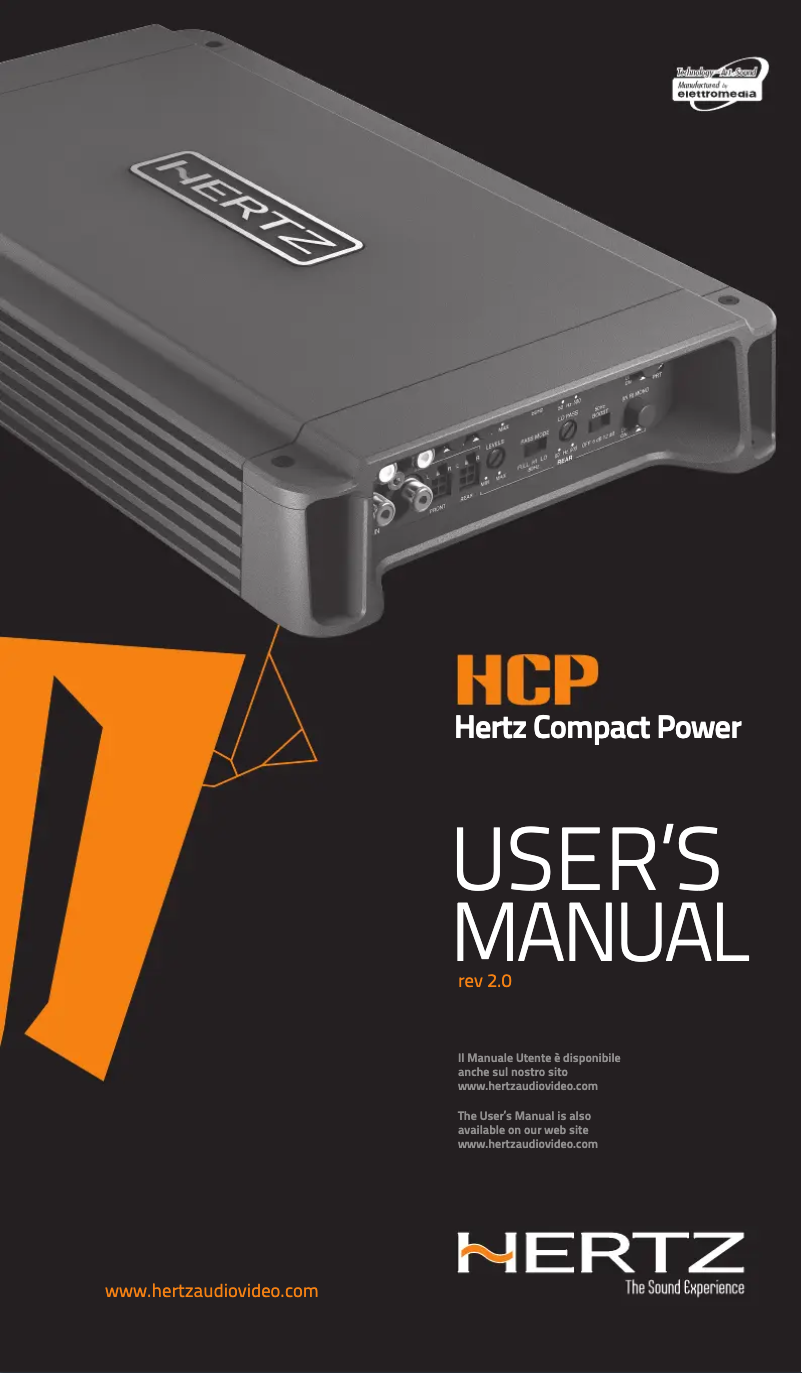 Página nº 1 - Manual de usuario Hertz Compact Power HCP 2X