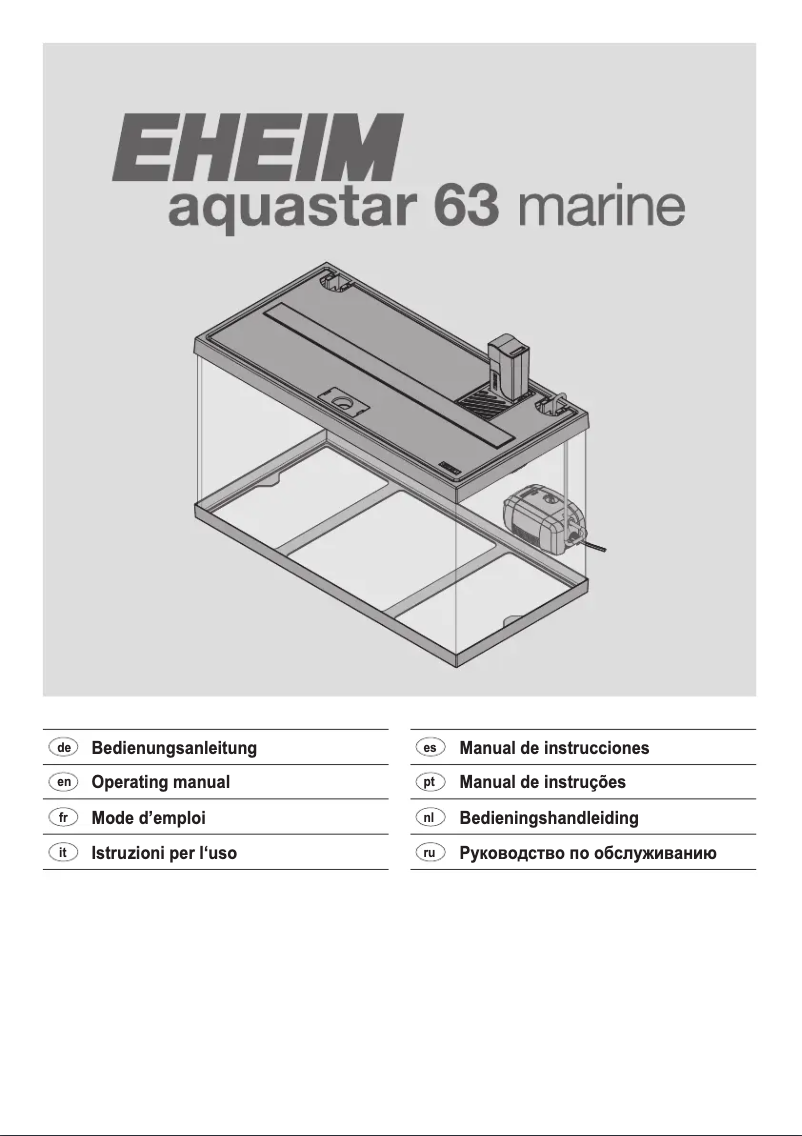 Imagen de la primera página del manual del dispositivo Aaquasar 63 marine