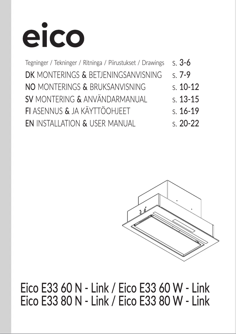 Página 1 del manual Manual de usuario Eico E33 80 N
