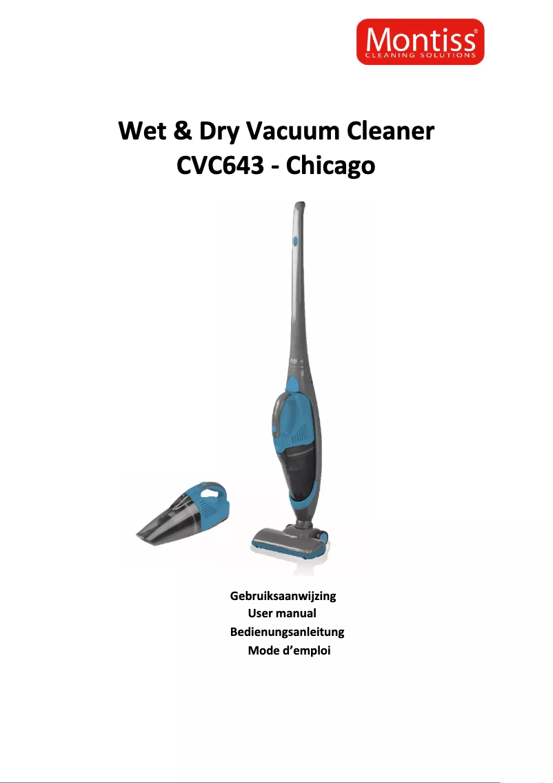 Página 1 del manual Manual de usuario Montiss Chicago CVC643