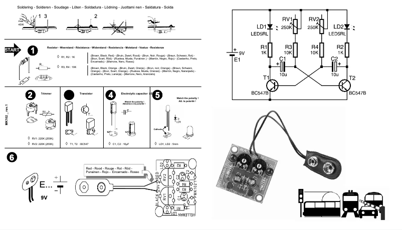 Página 1 del manual Manual de usuario Velleman MK102