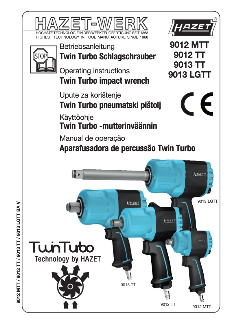 Imagen de la primera página del manual del dispositivo 9012TT