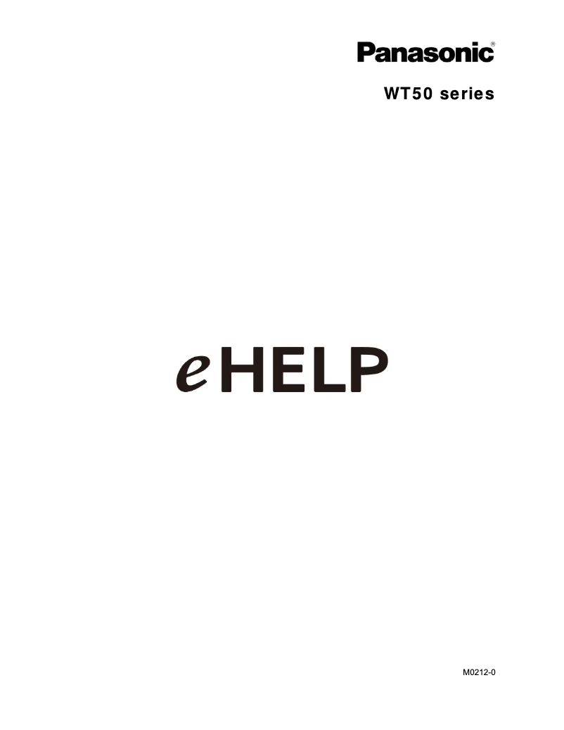 Página 1 del manual Manual de usuario Panasonic Smart VIERA TC-L55WT50