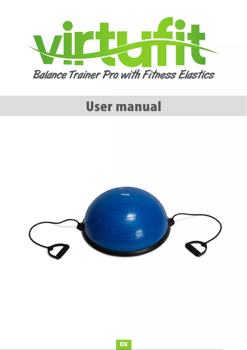 Página nº 1 - Manual de usuario VirtuFit Balance Trainer Pro
