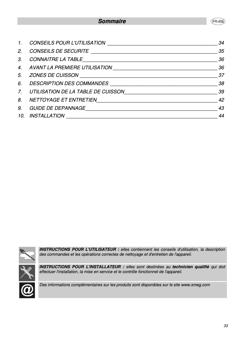 Imagen de la primera página del manual del dispositivo P864P