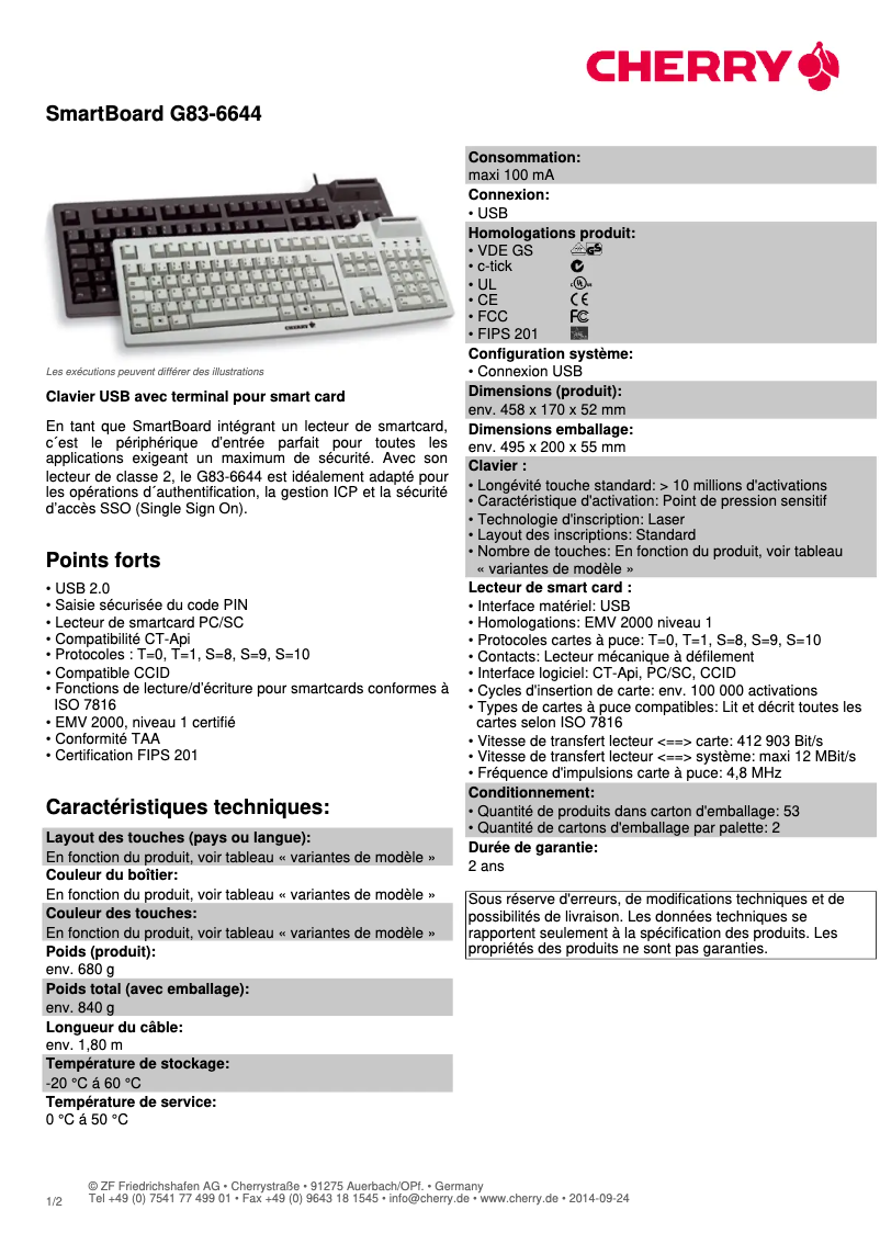 Imagen de la primera página del manual del dispositivo SmartBoard G83-6644