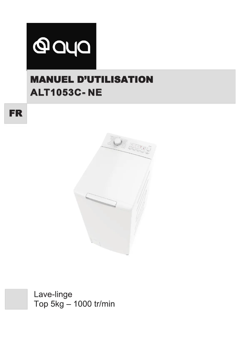 Página 1 del manual Manual de usuario AYA ALT1053C