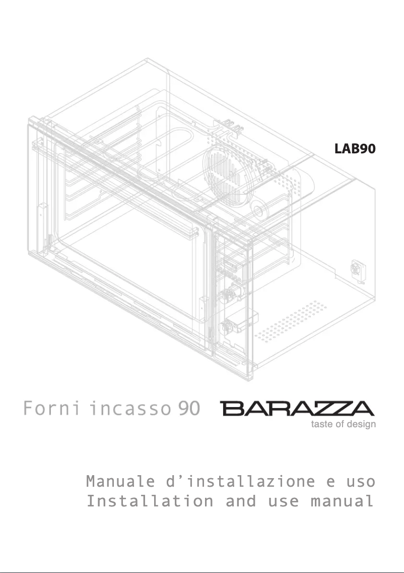 Página 1 del manual Manual de usuario Barazza LAB90
